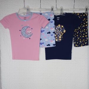 Gymboree - 2 Sets of 2-Piece Shortie Pajamas
